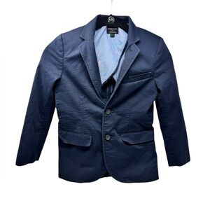 J.Crew Crewcuts Boys' Thompson suit jacket in flex chino Dark Pacific 6-7